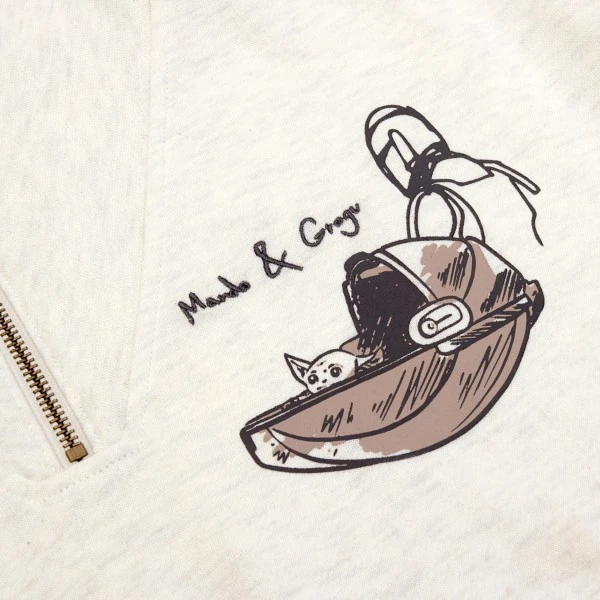 Disney Nouveaux Produits Sweatshirt Zippé Grogu, The Mandalorian Concept Art Pour Femmes 6 Disney Nouveaux Produits Sweatshirt Zippé Grogu, The Mandalorian Concept Art Pour Femmes – Image 4