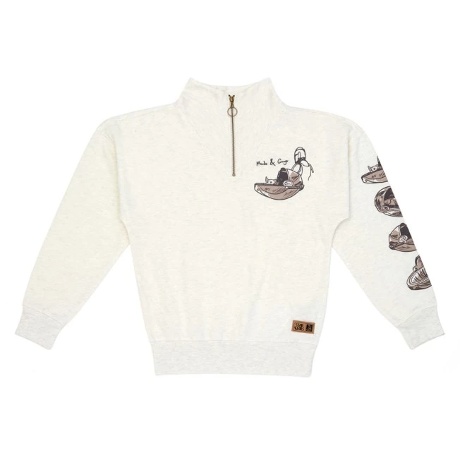 Disney Nouveaux Produits Sweatshirt Zippé Grogu, The Mandalorian Concept Art Pour Femmes 3 Disney Nouveaux Produits Sweatshirt Zippé Grogu, The Mandalorian Concept Art Pour Femmes