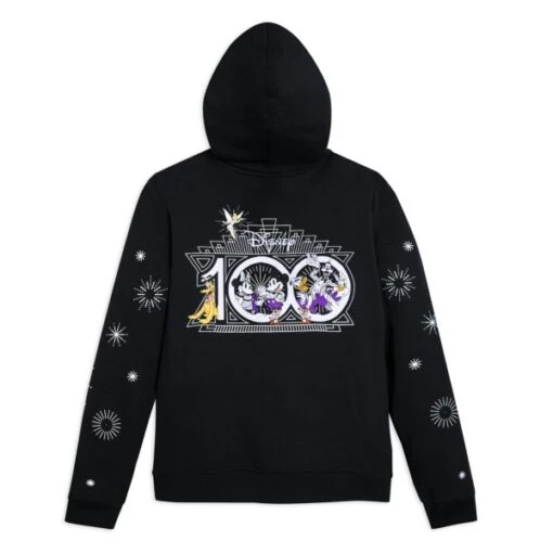 Nouvelle Génération Sweatshirt Mickey Et Ses Amis à Capuche Et Zip Sur L’avant Disney100 Celebration Pour Adultes – Image 2