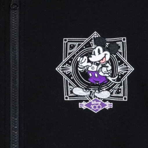 Nouvelle Génération Sweatshirt Mickey Et Ses Amis à Capuche Et Zip Sur L’avant Disney100 Celebration Pour Adultes – Image 4