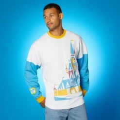 Nouveaux Produits Walt Disney World Haut Spirit Jersey Walt Disney World 50th Anniversary Celebration Pour Adultes -Costumes Magie 2325050880081M 2