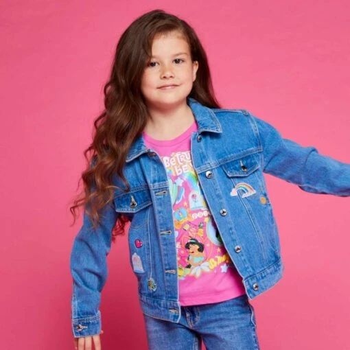 Boutique En Ligne Veste En Jean Disney Princesses Pour Enfants – Image 2