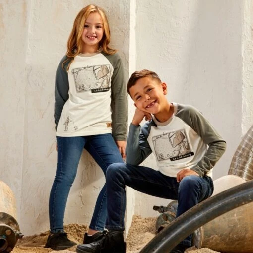 Disney Magasin En Ligne T-shirt The Mandalorian Concept Art Pour Enfants – Image 3