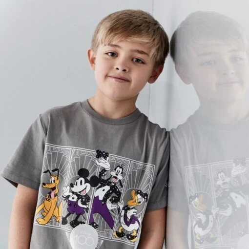 Boutique En Ligne T-shirt Mickey Et Ses Amis Disney100 Celebration Pour Enfants – Image 2