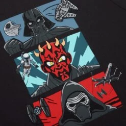 Disney Nouveaux Modelès T-shirt Star Wars Villains Pour Adultes -Costumes Magie 2401052670017M 3