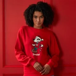 Disney Nouveau Sweatshirt De Noël Mickey Mouse Style Vintage Pour Adultes -Costumes Magie 2403049200019M 3
