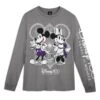 Vente Chaude T-shirt à Manches Longues Mickey Et Minnie Disney100 Celebration Pour Adultes -Costumes Magie 2403049490037M