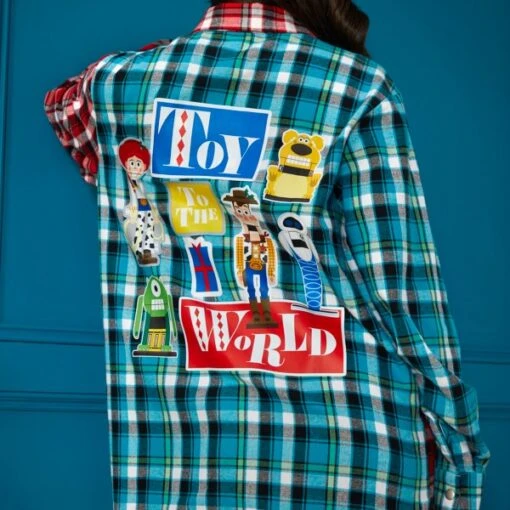 Disney Nouveaux Modelès Chemise Pixar Holiday Manches Longues Pour Adultes – Image 3