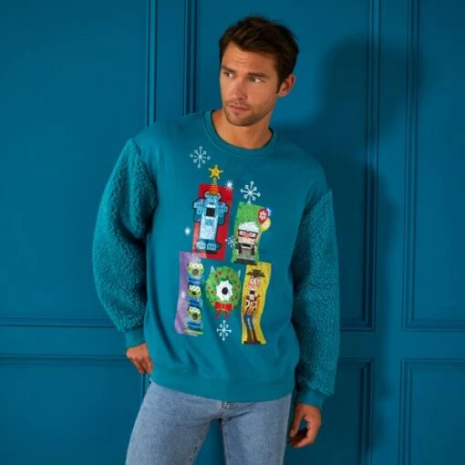Disney Nouveau Sweatshirt Pixar Holiday Pour Adultes – Image 3