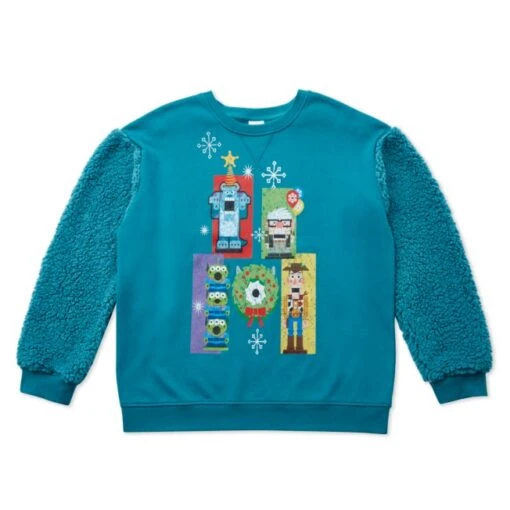Disney Nouveau Sweatshirt Pixar Holiday Pour Adultes