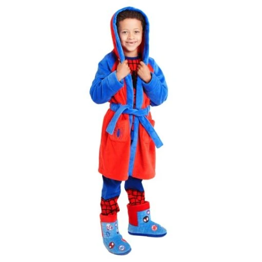 Disney Vente En Ligne Peignoir Spider-Man Pour Enfants – Image 3