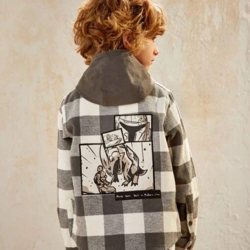 Disney Meilleures Ventes Surchemise The Mandalorian Concept Art Pour Enfants – Image 3