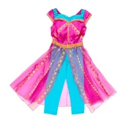 Disney Promotions Ensemble De Déguisements Jasmine Pour Enfants, Aladdin -Costumes Magie 2841045240310M 3