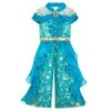 Disney Nouveaux Modelès Déguisement Adaptatif Princesse Jasmine Pour Enfants, Aladdin -Costumes Magie 2841046580070M