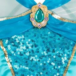 Disney Nouveaux Modelès Déguisement Adaptatif Princesse Jasmine Pour Enfants, Aladdin -Costumes Magie 2841046580070M 2