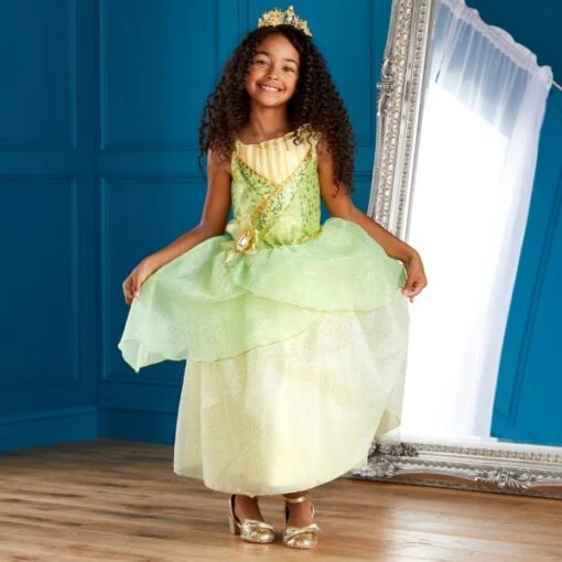 Disney Nouvelle Génération Déguisement Tiana Pour Enfants, La Princesse Et La Grenouille – Image 2