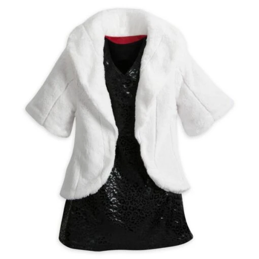 Disney Vente Chaleur Costume Cruella D’Enfer Pour Enfants, Les 101 Dalmatiens – Image 3