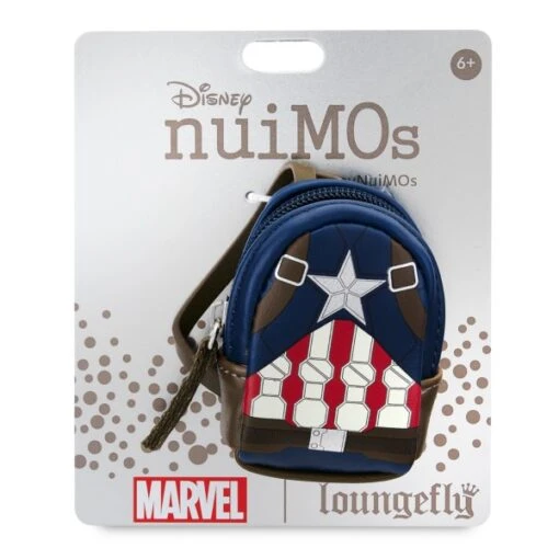 Disney Nouvelle Génération Loungefly Sac à Dos Captain America Pour Petite Peluche NuiMOs – Image 2