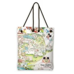 Meilleures Ventes Walt Disney World Tote Bag 50th Anniversary Vault Map