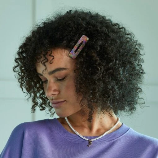 Disney Nouveau Style Ensemble Pince à Cheveux, Collier Et Carte Postale La Petite Sirène – Image 2