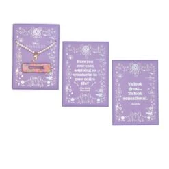 Disney Nouveau Style Ensemble Pince à Cheveux, Collier Et Carte Postale La Petite Sirène -Costumes Magie 427272785624 4