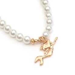 Disney Nouveau Style Ensemble Pince à Cheveux, Collier Et Carte Postale La Petite Sirène -Costumes Magie 427272785624 5