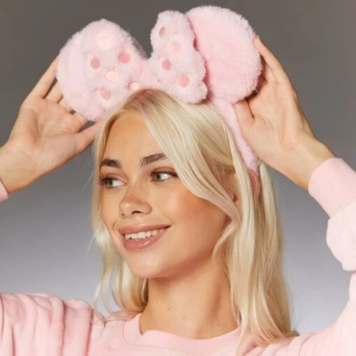 Vente Chaude Disneyland Oreilles De Minnie Piglet Pink Pour Adultes – Image 2