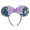 Magasin En Ligne Disneyland Serre-tête à Oreilles De Minnie Lavande En Denim Pour Adultes -Costumes Magie 428403352555