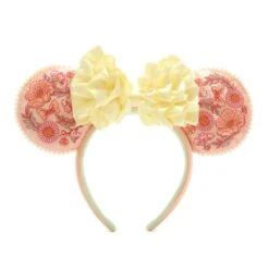 Vente Chaleur Disneyland Oreilles De Minnie Pink Floral Pour Adultes