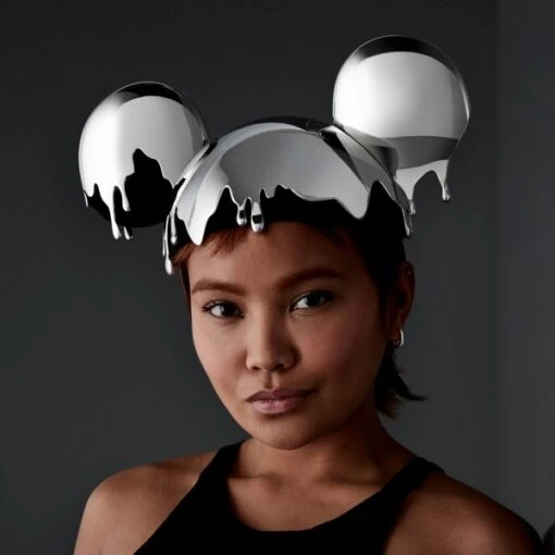 Boutique En Ligne Serre-tête à Oreilles Minnie Avec Coulures En édition Limitée Disney100 Celebration Pour Adultes – Image 2