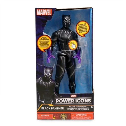 Disney Vente Chaude Figurine Black Panther Articulée Et Parlante – Image 5
