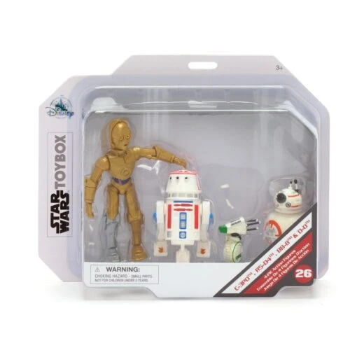 Disney Nouveau Style Star Wars Toybox Figurines C-3PO, R5-D4, BB-8 Et D-O – Image 2