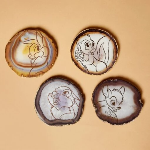 Vente Chaude Disneyland Ensemble De 4 Sous-verres Bambi Comfy And Cosy – Image 2