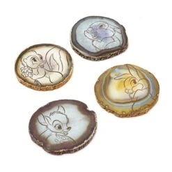 Vente Chaude Disneyland Ensemble De 4 Sous-verres Bambi Comfy And Cosy