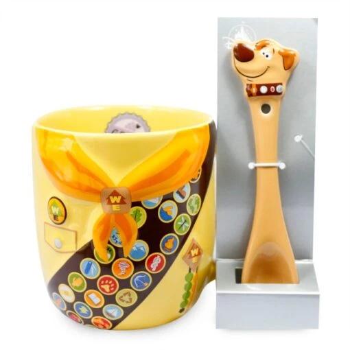 Disney Nouveaux Modelès Mug Avec Cuillère Là-Haut