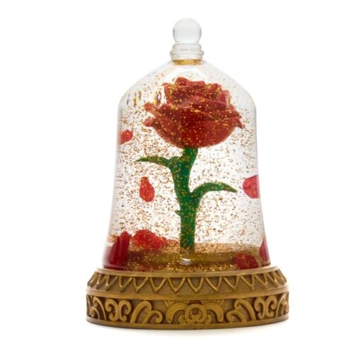 Disney Nouveaux Produits Rose Enchantée Sous Cloche, La Belle Et La Bête
