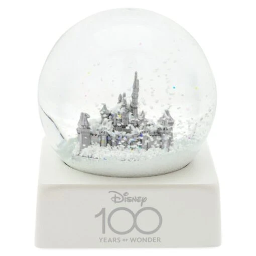 Nouveaux Produits Disney Resort Boule à Neige Château De La Belle Au Bois Dormant Disney100 Celebration – Image 3