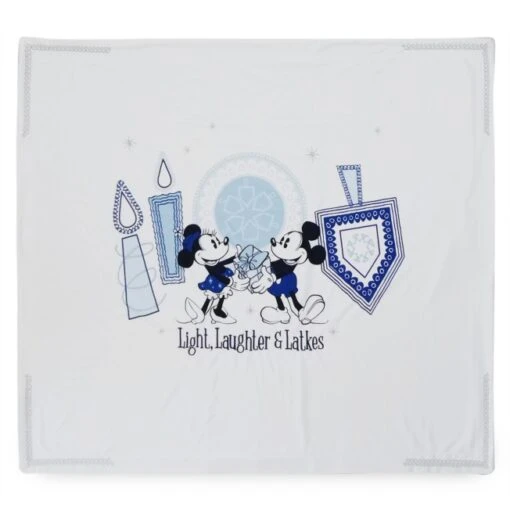 Disney Nouvelle Génération Jeté En Polaire Mickey Et Minnie, Hanoucca