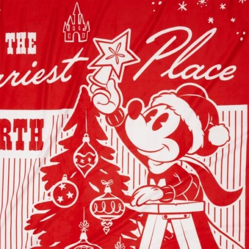 Disney Meilleures Ventes Couverture Festive Mickey Et Minnie – Image 3