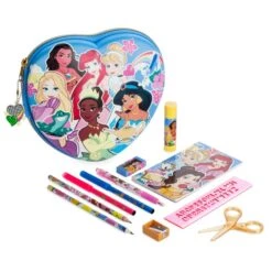 Nouveau Kit De Fournitures Zippé Princesses Disney