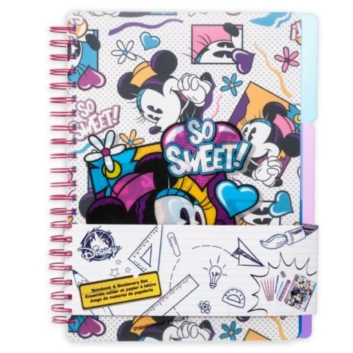 Disney Vente Chaude Ensemble Cahier Et Fournitures Minnie Mouse – Image 4