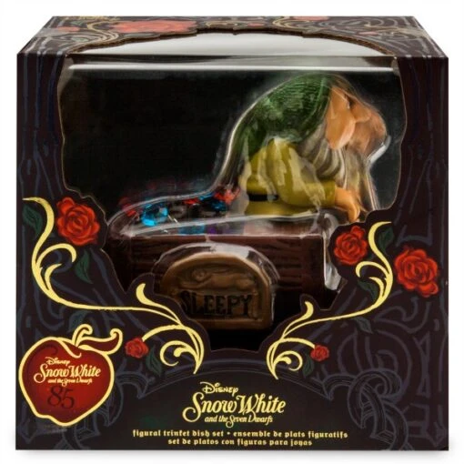 Disney Meilleures Ventes Vide-poches Avec Figurine Dormeur, 85e Anniversaire De Blanche Neige Et Les Sept Nains – Image 5